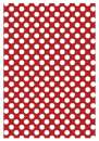 Printed Wafer Paper - Small Dots Red